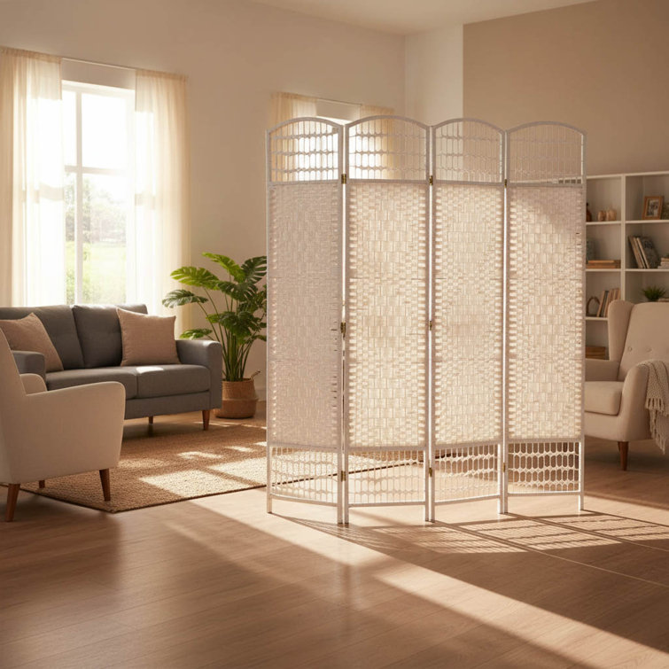 94.4cm W x 66.9cm H 6 - Panel Folding Room Divider