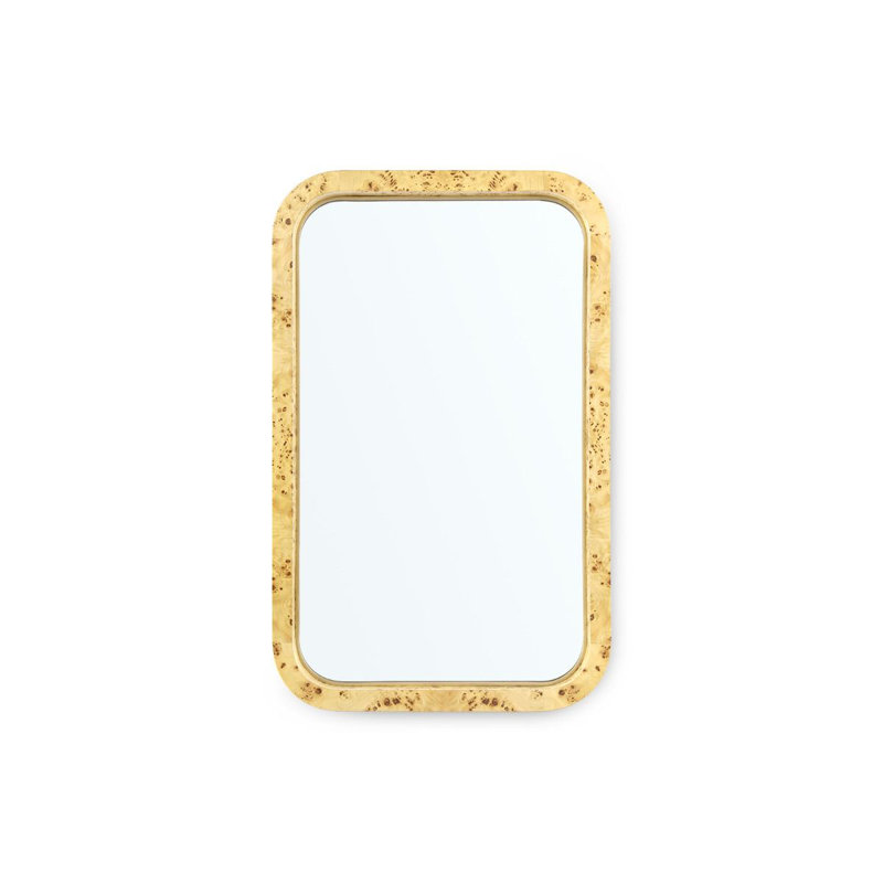 Emil Flat Wall Mirror, 32.5" H x 20.5" W x 3'' D