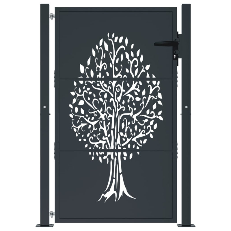 Quasqueton Metal Gate, Anthracite, 130" H x 105" W x 3.9" D