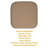 Charlotte Jacquard Memory Foam No Slip Back 16" x 16" Chair Pad Cushion-620706228-620706217