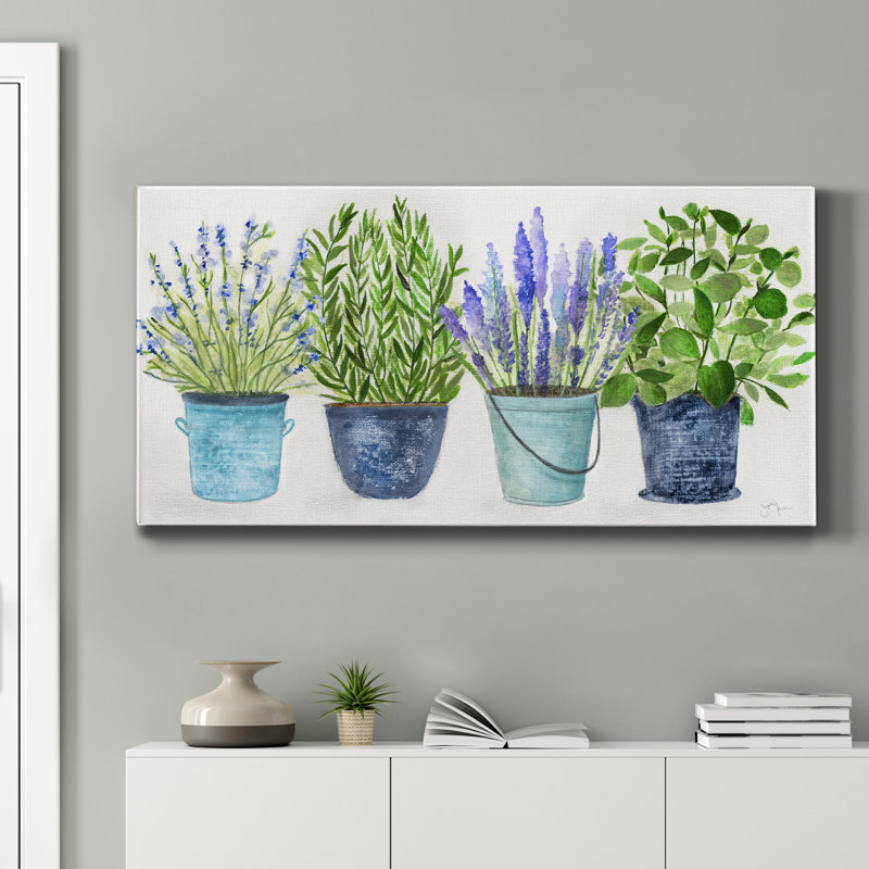 Collection Fresh Herb - impression sur toile tendue, H 40 po x l 20 po x P 1,5 po