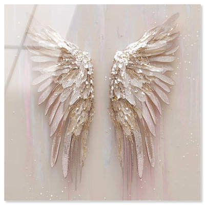 «Soft Golden Wings», reproduction acrylique par Art Remedy