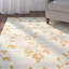 Tapis floral en laine et viscose touffeté à la main Avayah Soho-2092911215