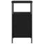 Armoire de chevet vidaXL chêne noir 16,14 x 12,20 x 31,50 po