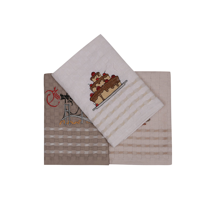 Ensemble de serviettes 3 pièces 100% coton