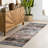 Franciskus SplashGuard Geometric Machine Washable Area Rug-1990464496