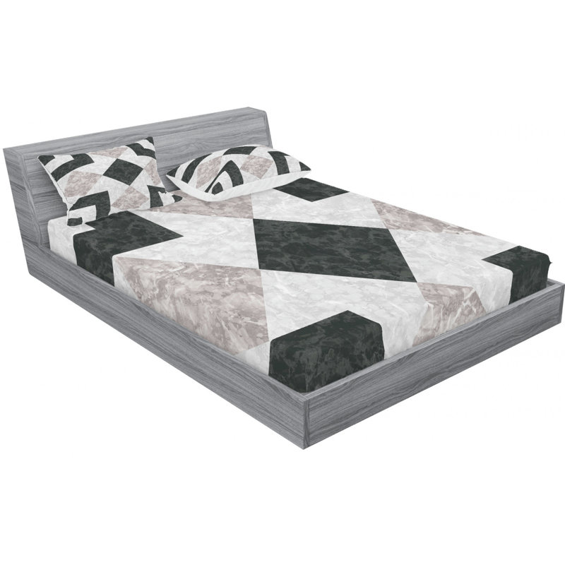 Microfiber Sheet Set, Queen Sheet Set with Fitted Sheet