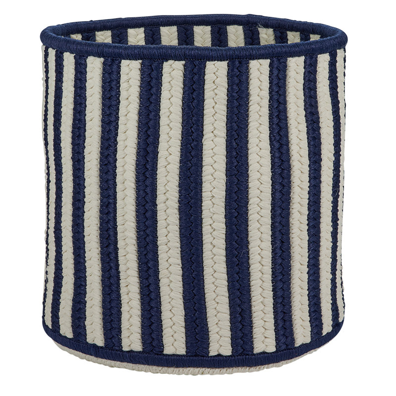 Panier Breakwater Bay, H 10 po x l 12 po x P 12 po, Bleu marine