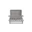 Grand lit escamotable avec port USB et tablettes amovibles de chaque côté, lit escamotable en pin massif pour bureau à domicile, chambre d'amis, gris-1606815713
