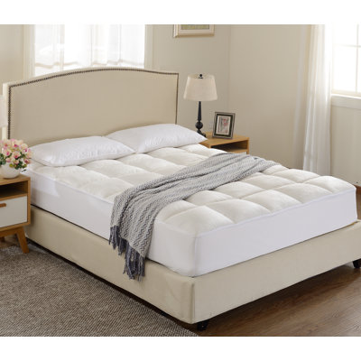 Surmatelas en duvet synthétique luxueux Delancey