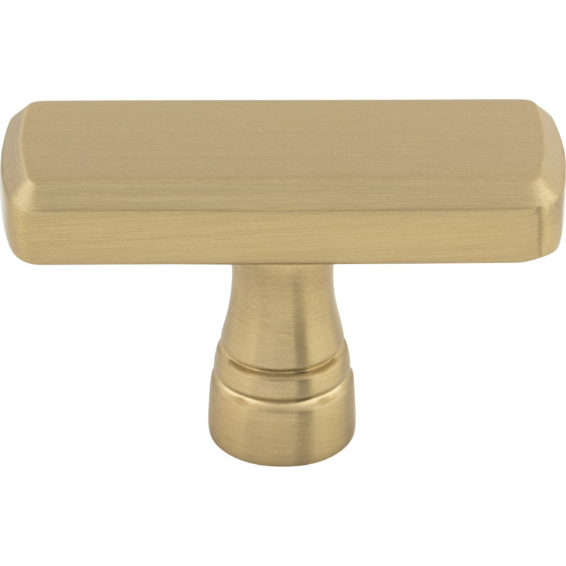 Kingsbridge Rectangle Knob, 1 7/8" Knob Length, Honey Bronze