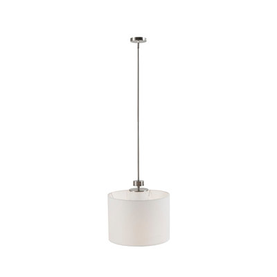 Luminaire suspendu en métal Pacific avec abat-jour tambour