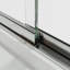 Porte de douche/baignoire coulissante double Fusion 56''-60''L x 57''H, encadrée, en nickel brossé avec verre clair 5/16''-97178881