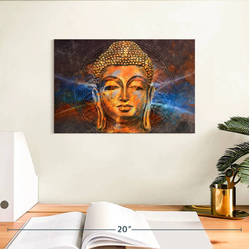 Leisha Buddha Purnima, 8" H x 12" W