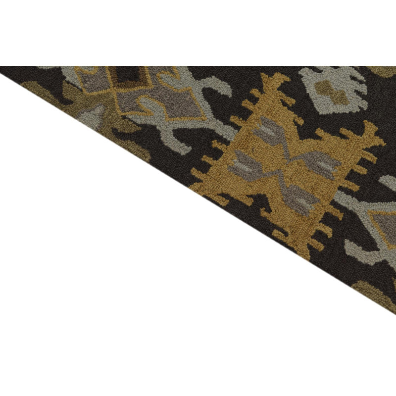 Tapis noir Otto