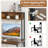 Magdali L-Shaped Metal Base Computer Desk-1724980318