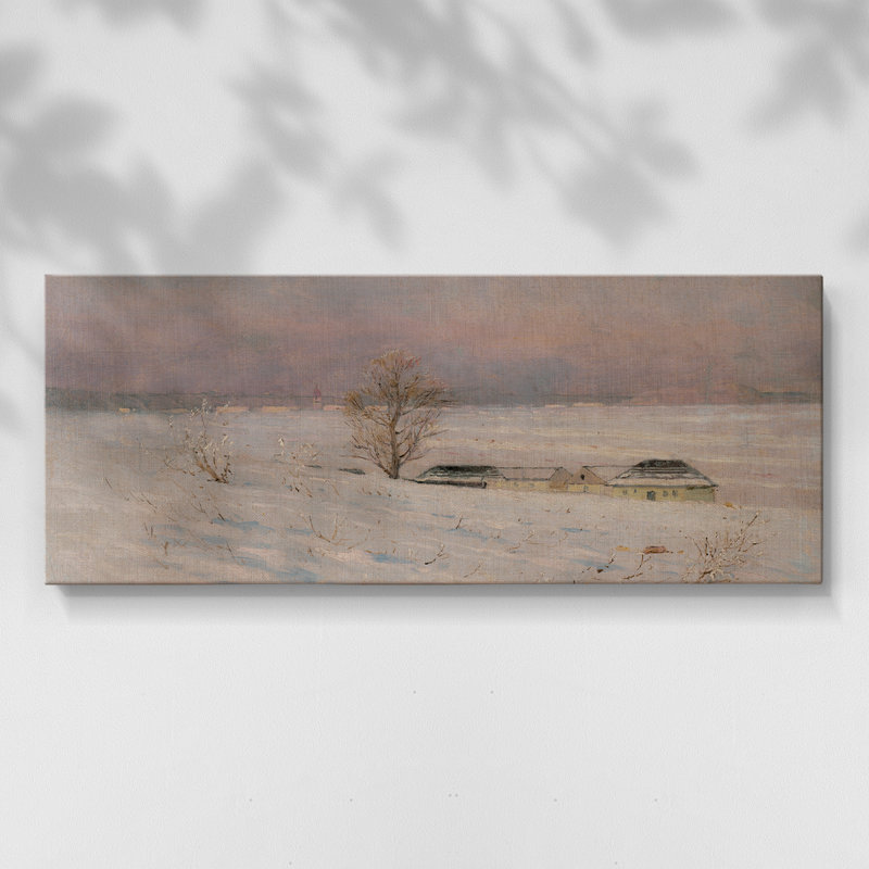 Série paysage - MLxxxix - Toile tendue avec châssis - Prêt à accrocher, H 12 po x l 30 po