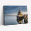 Ensemble de 1 tableau sur toile représentant un navire marin-129061500-129061501