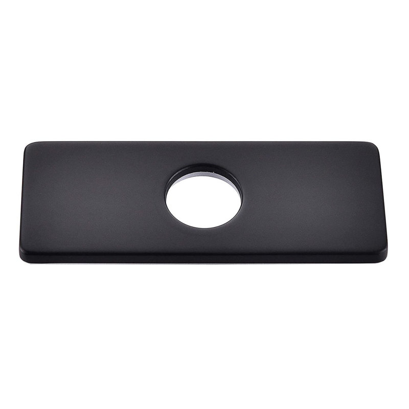 Plaque de salle de bain, Noir mat