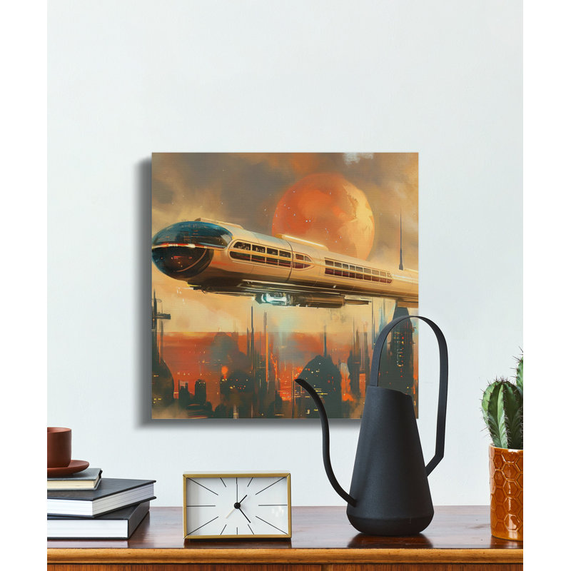 1 Piece Wrapped Canvas Wall Art Set, 15.24 cm H x 15.24 cm W