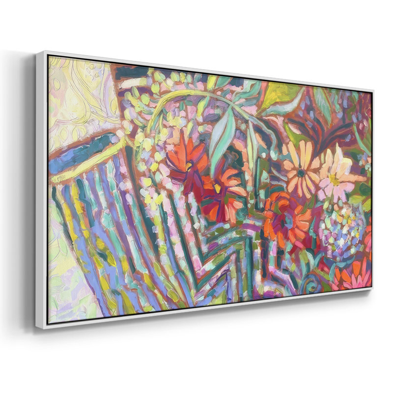 Impression sur toile encadrée, H 21 po x l 41 po, Blanc