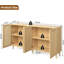 Armoire de rangement à 4 portes, buffet pour la salle à manger de la cuisine