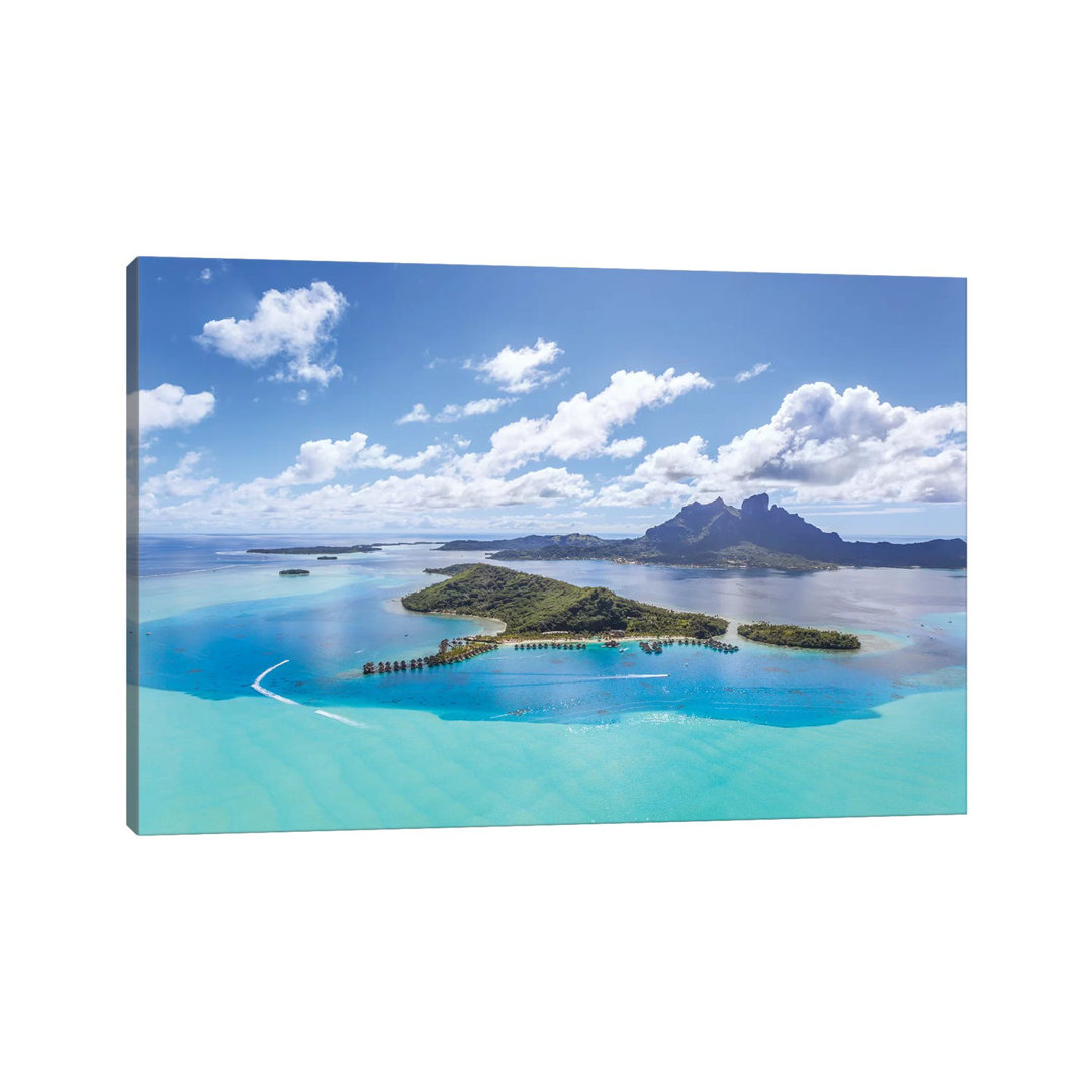 Bora Bora Island, French Polynesia II by Matteo Colombo - Wrapped Canvas Painting