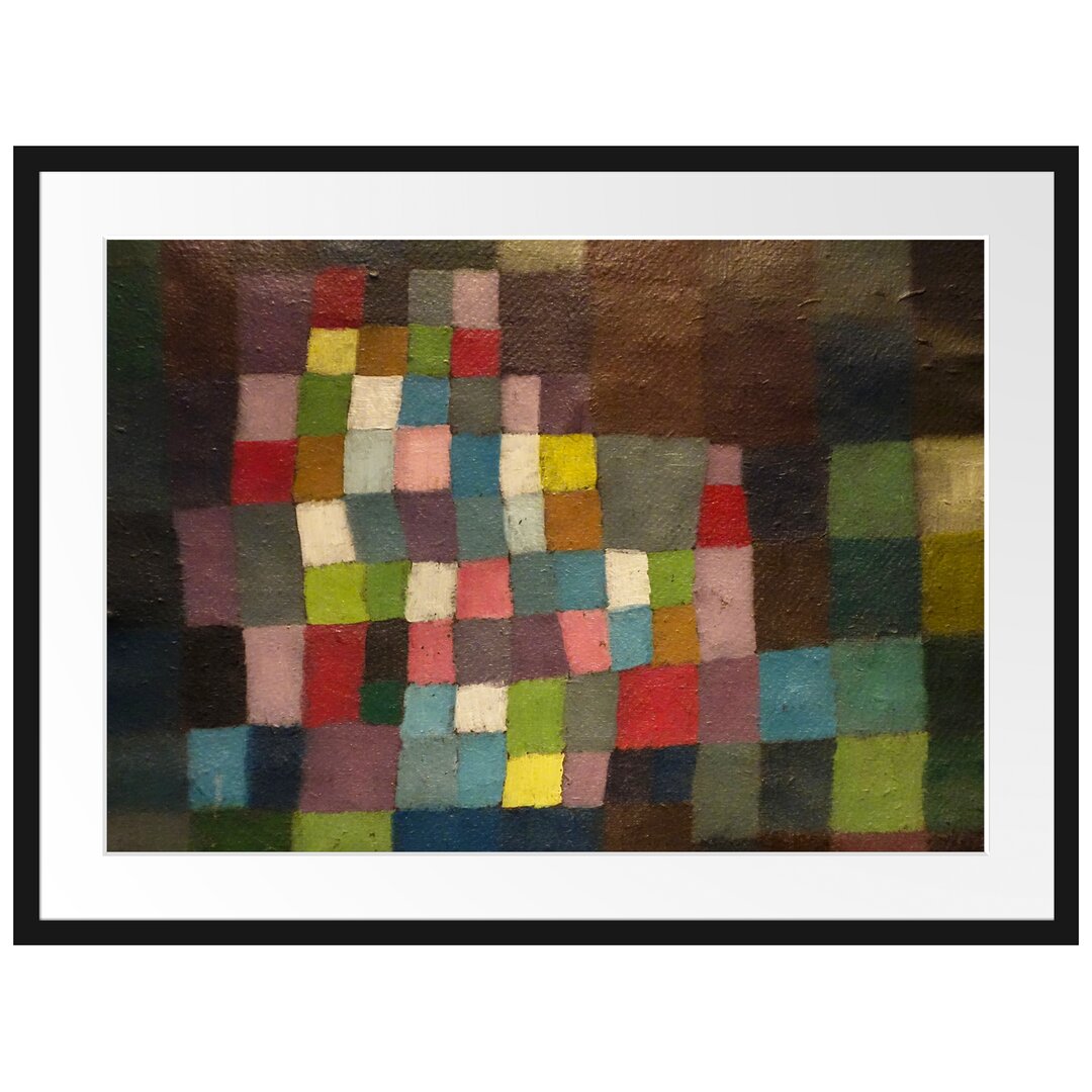 Paul Klee - Alter Klang - Im Bilderrahmen Mit Galerie-Passepartout