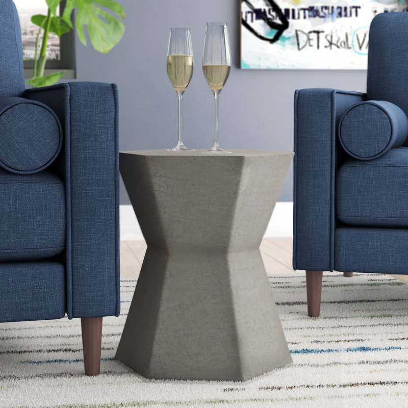 Table de bout Jaidyn, Gris ardoise