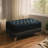 Black Tufted Trunk With Nailhead Trim