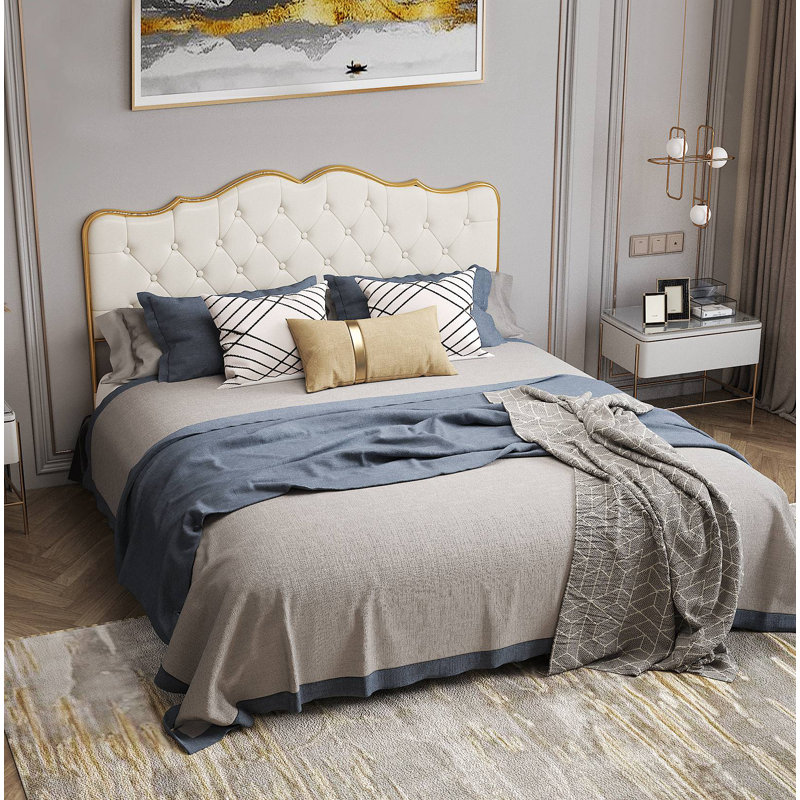 Queen Platform Bed Frame with Headboard