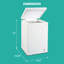 Koolatron 3.5 Cu. Ft. Chest Freezer with Adjustable Temperature Control