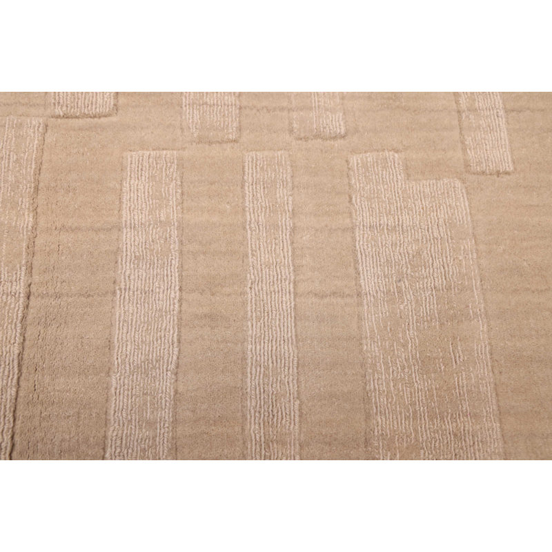 Tapis kaki Kashkuli Gabbeh 6 pi 8 po x 9 pi 7 po