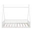Lit simple en bois avec clôture-1728436581