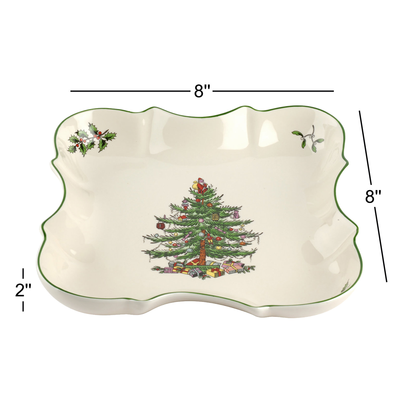Spode Christmas Tree Porcelain Platter