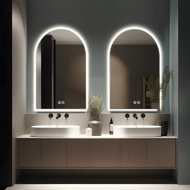 Budworth Arch Wall Mirror, 38" x 26"