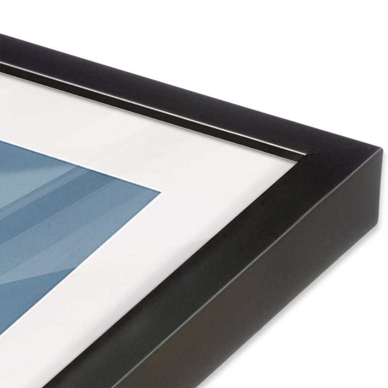 «Twilight Stripes V2» sur papier, Cadre en zinc patiné, H 25,25 po x l 19,25 po