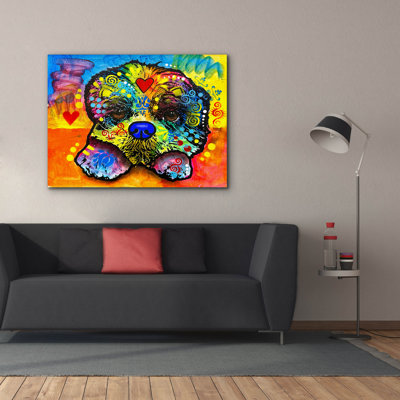«Lazy» par Dean Russo, art mural sur toile