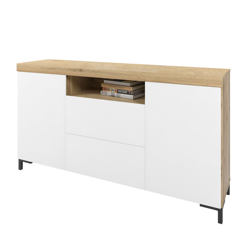 Sideboard Heang, White/Oak