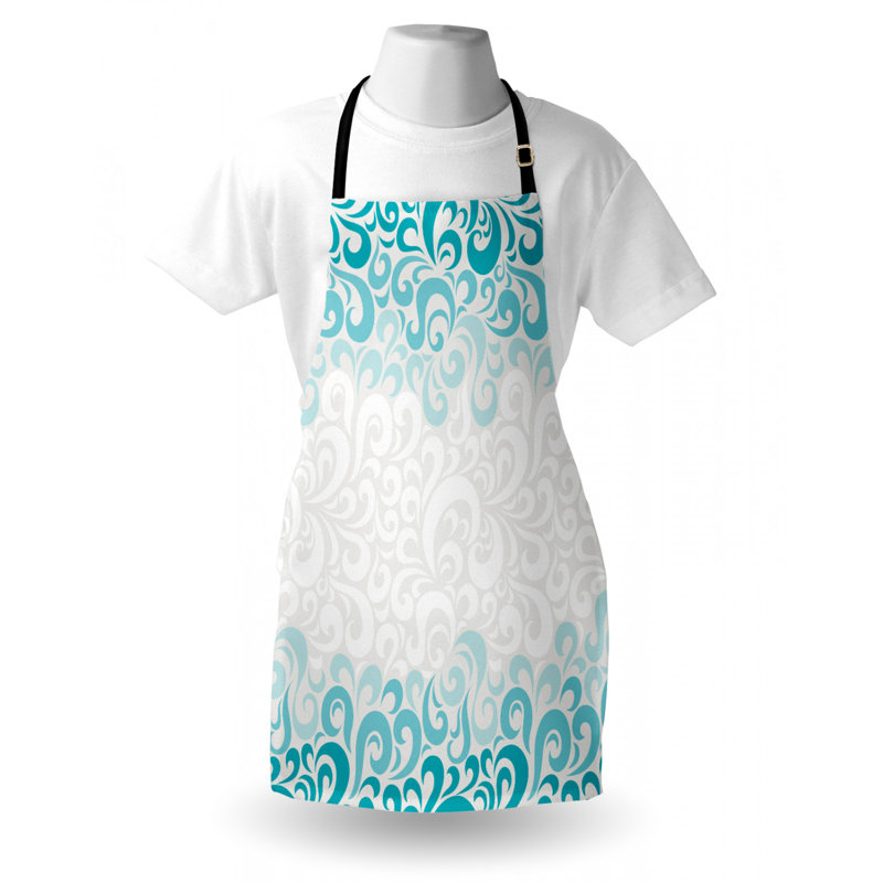 Tablier de fleurs abstraites