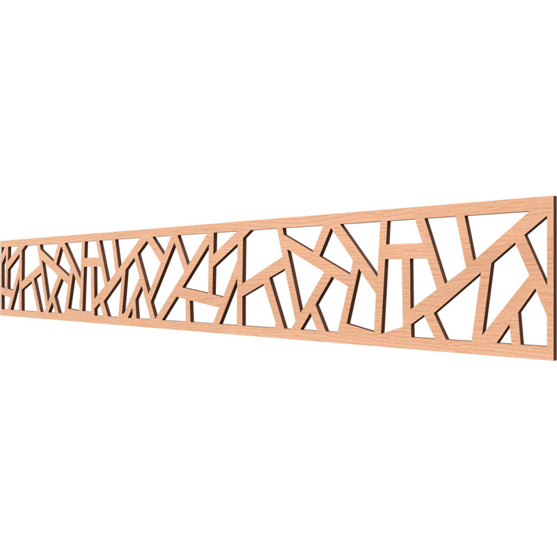 Moulure en bois Harrisburg, Aulne, H 6 po x l 46,5 po x P 0,25 po
