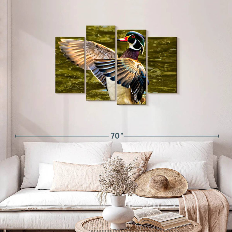 Duck Flapping Wings, H 27 po x l 43 po