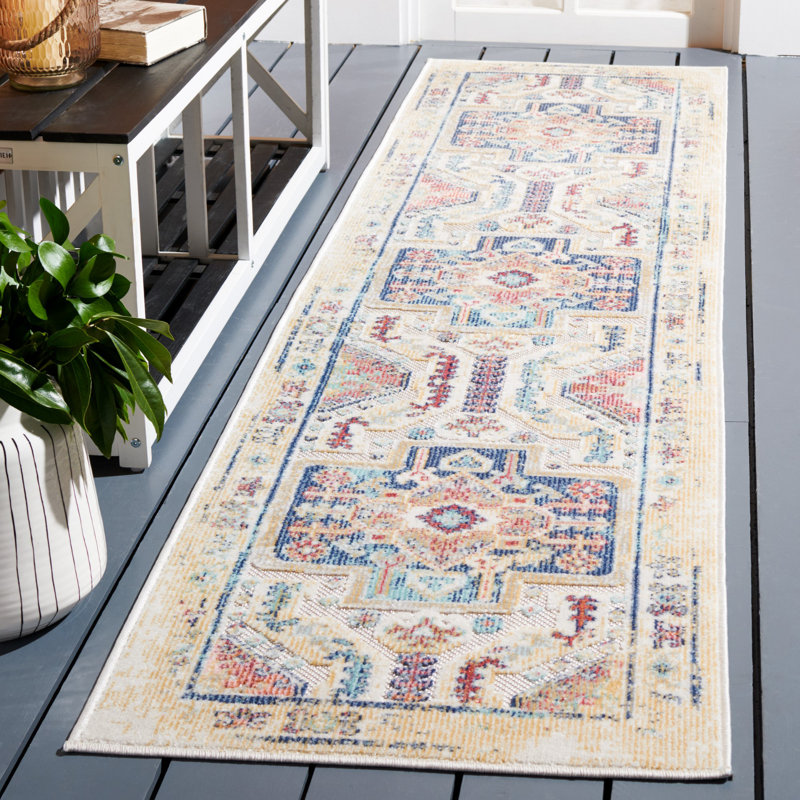 Cabana Performance Southwestern Indoor/Outdoor Area Rug, Runner 2'2" x 9'