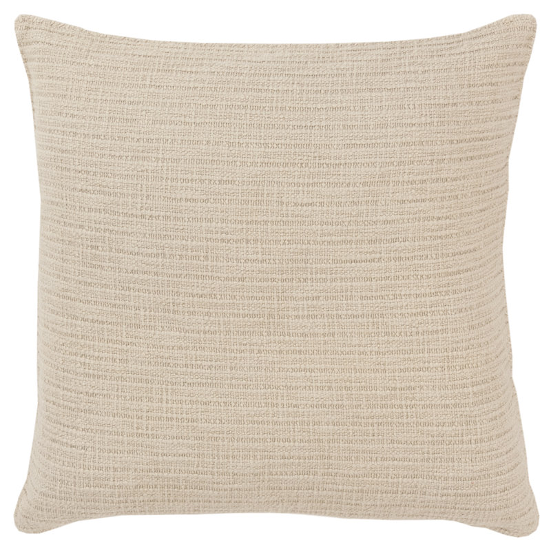  Charcoal Gray Square Throw Cushion, Natural