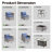 Baili 7 - Person Outdoor Wicker/Rattan Sectional Seating Group with Swivel Chairs, Modern Modular Conversation Set with Cushions-112577147