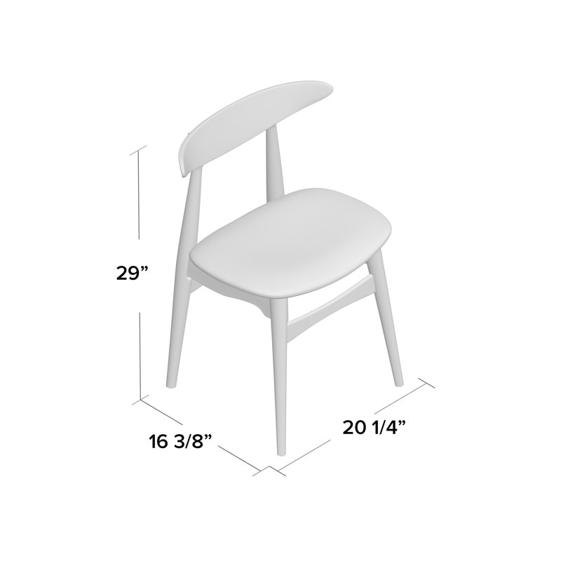 45.72cm H Polyester Blend Upholstered Side Chair