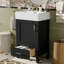 Meuble-lavabo simple 20 po avec comptoir en céramique-1802702309