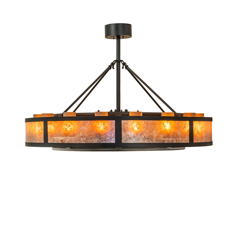 Ceiling Fan, Solar Black, 16, Amber