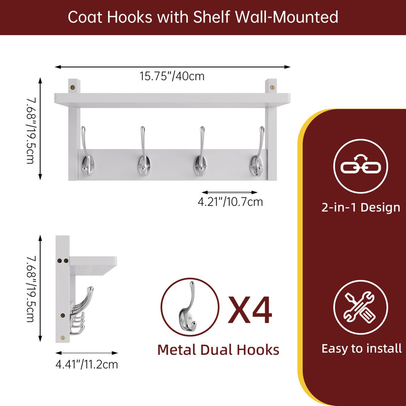 Wall Mounted Coat Rack