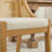 Solid Wood Frame Rattan Dining Chairs-1084702091